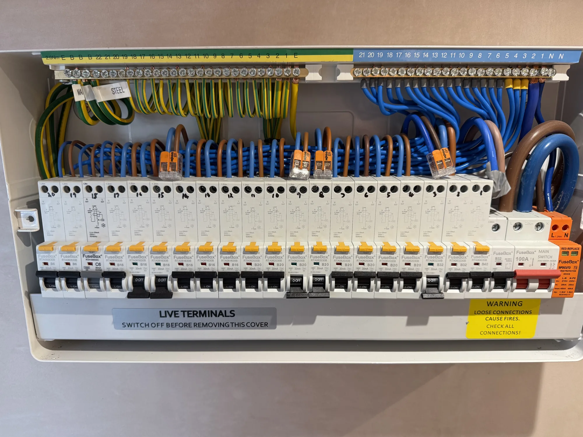 New consumer unit fitted in a Swansea home
